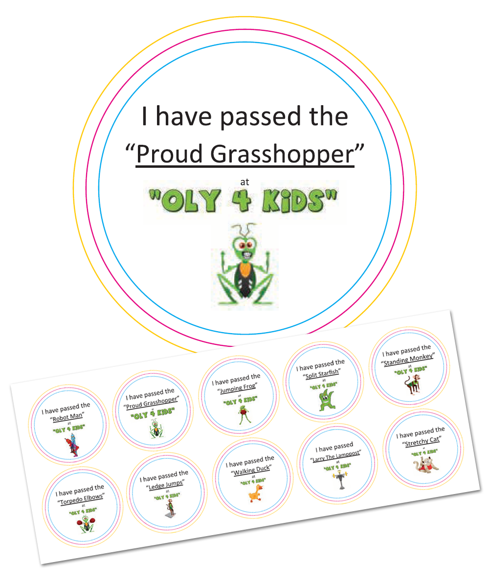 Oly 4 Kids Stickers